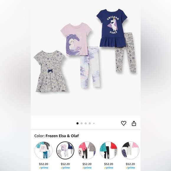 Bundle Frozen Mix & Match Outfits Amazon Essentials / Spotted Zebra. Siz… - Picture 17 of 17